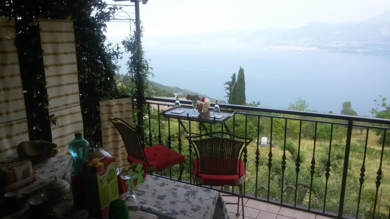 Beb Da Paolo Con Vista Lago San Zeno di Montagna Exterior foto