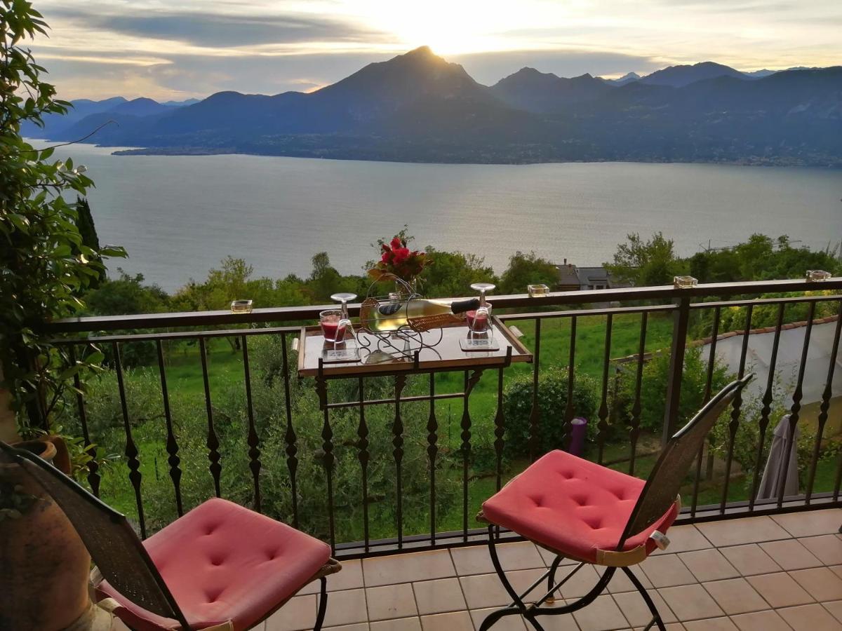 Beb Da Paolo Con Vista Lago San Zeno di Montagna Exterior foto