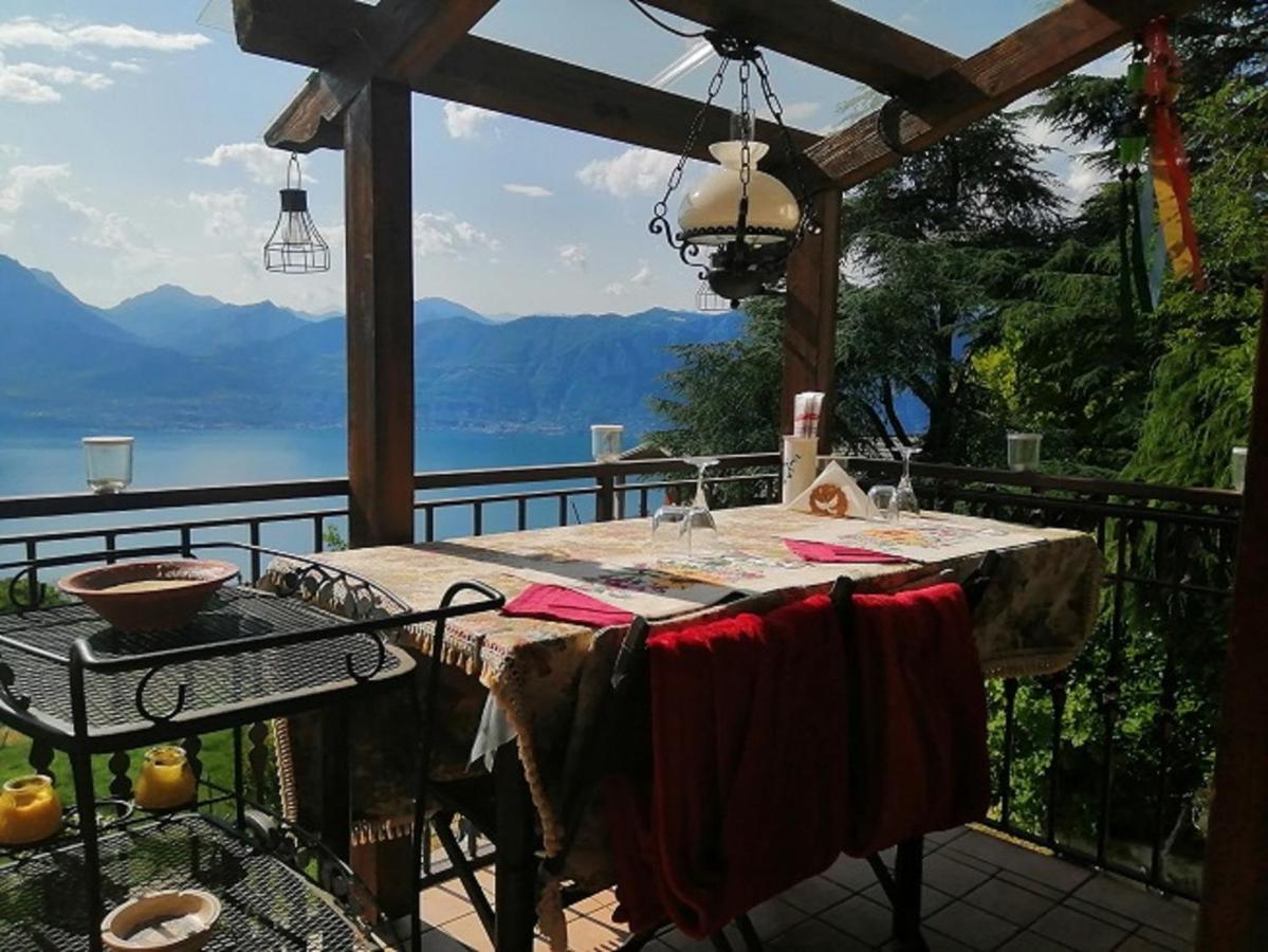 Beb Da Paolo Con Vista Lago San Zeno di Montagna Exterior foto
